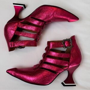 Discontinued John Fluevog Pink Strappy Shoe